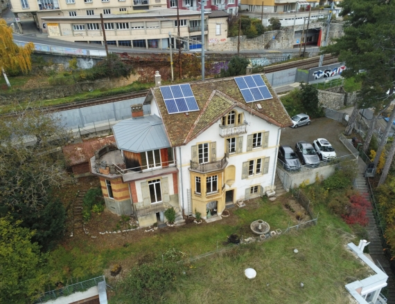 Rénovation et transformation d'une villa à Neuchâtel