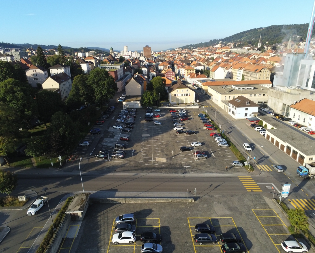 Construction d'un parking à La Chaux-de-Fonds